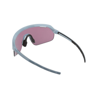 BBB Cycling ARC Matt Trans Sports Glasses Flux Blue MLC Lens + Extra Clear Lens - Ice Blue