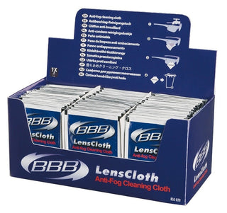 BBB Cycling BSG-82 DB Anti-Fog Lenscloth Box 100 Pcs