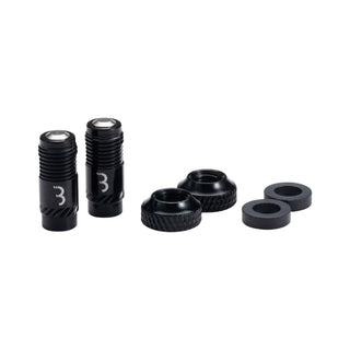 BBB Cycling Valve Core Caps Set 2pc - Black