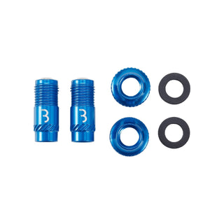 BBB Cycling Valve Core Caps Set 2pc - Blue