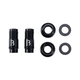 BBB Cycling Valve Core Caps Set 2pc - Black