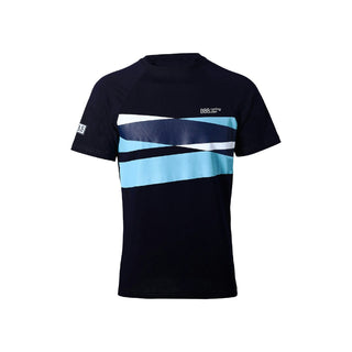 BBB Cycling BBW-801 Stripes Short Sleeve T-Shirt - Navy Blue