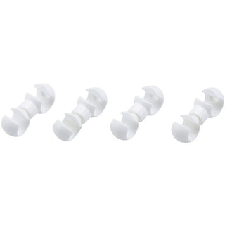 BBB Cycling BBB BZP-CB1 Cable Display Set 4 Pcs - Small White