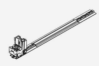 Bosch BBP324Y Battery Holder For Compacttube 400 Vertical Keyless Removal
