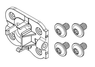 Bosch BBP324Y Compacttube Vertical Plug Side Fixed Mount Screw-On Plate Kit
