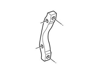 Shimano F160P/SA Disc Brake Mount Adaptor 180mm