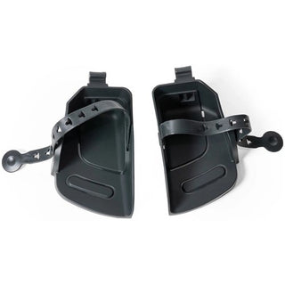 Burley Dash Footrests With Strap - Black