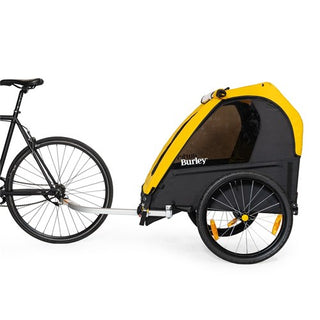 Burley Bee Single Bike Trailer - Yellow/Black
