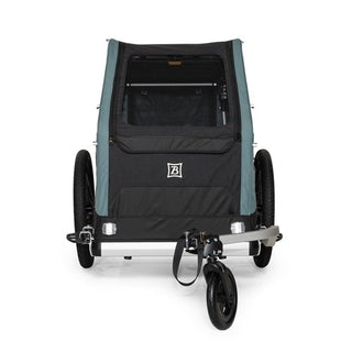 Burley Bark Ranger XL Pet Trailer - Black/Turquoise Matt