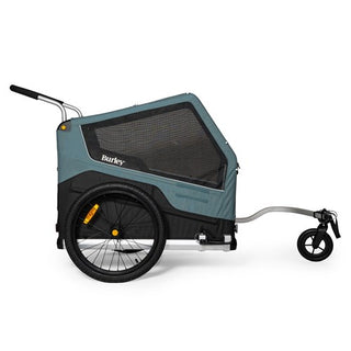 Burley Bark Ranger XL Pet Trailer - Black/Turquoise Matt