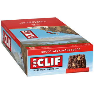 Clif Energy Bars Protein Snack 12 Pack - Chocolate Almond Fudge