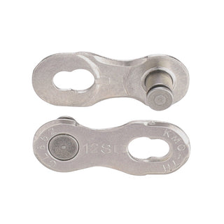 KMC 12 Speed Connecting Link 2 Pack - Silver