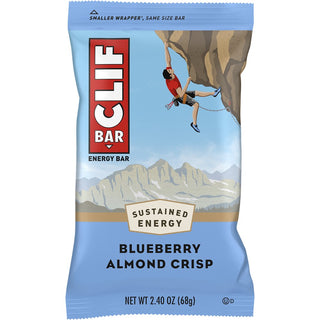 Clif Energy Bars Protein Snack 12 Pack - Blueberry Almond Crisp