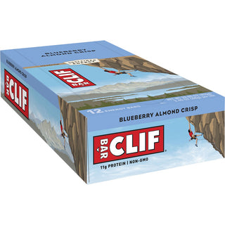 Clif Energy Bars Protein Snack 12 Pack - Blueberry Almond Crisp
