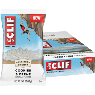 Clif Energy Bars Snack 12 Pack - Cookies and Crème
