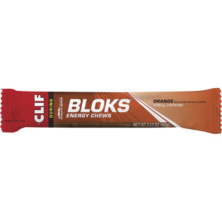 Clif Bloks Energy Chews 18 Pack - Orange 25mg Caffeine