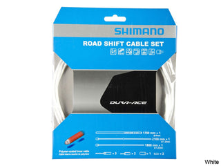 Shimano Ultimate OT-SP41 Polymer Coated Road Gear Cable Set w/OT-RS900 1800mm & 2100mm White
