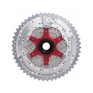 Sunrace Cassette 12 Speed 10-50T MZ91X - Silver/Red