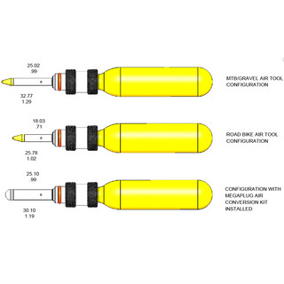 Dynaplug Air MTB Tubeless Tyre Repair Kit - Black