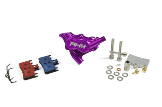 Hope RX4+ Caliper Flatmount+ 20MM Min - Rear Purple