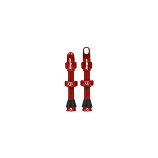 Hope Tubeless Valve Pair - 60MM Red