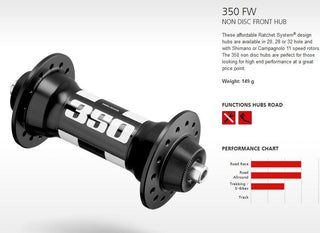 DT Swiss DT350 Non Disc 5/100 28H QR