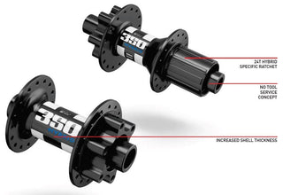 DT Swiss DT350 DBIS 15/100 32H 6 Bolt Hybrid