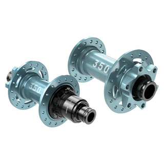 DT Swiss 350 Deg Turquoise Hub Set 15/110+12/148B 32H 6 Bolt XD
