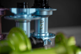 DT Swiss 350 Deg Turquoise Hub Set 15/110+12/148B 32H 6 Bolt XD