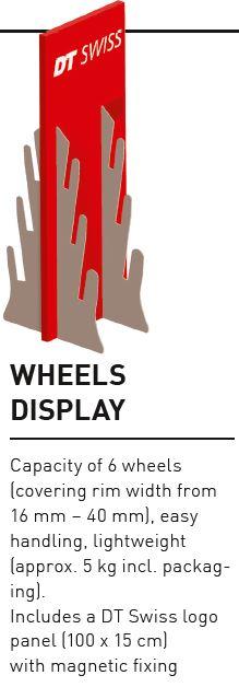 DT Swiss Display Stand For 6 wheels Promo POS