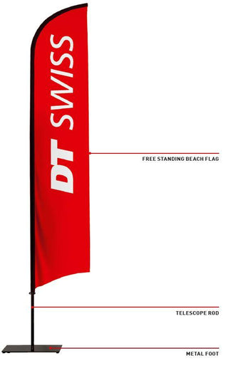 DT Swiss Promo Beach Flag