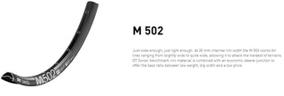 DT Swiss Rim M502 29 28H 30 Wide