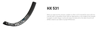 DT Swiss Rim HX531 27.5 30 Wide 32H