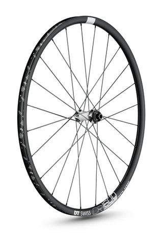 DT Swiss CR1600 Spline 2312x100Alloy Disc Road Grav Front Wheel