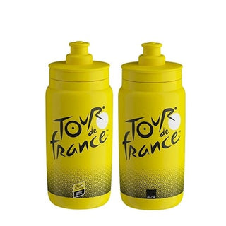 Elite Fly Tour De France Water Bottle 550ML - Iconic Yellow