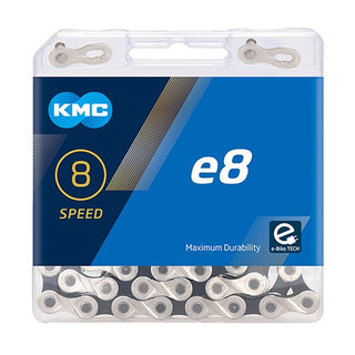 KMC 8 Speed Narrow 1/2" x 11/128" eBike Chain