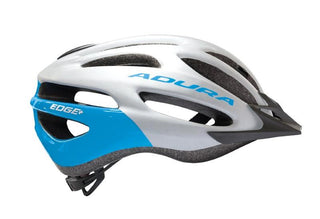 Adura Edge+ Helmet - Gloss White/Gloss Light Blue