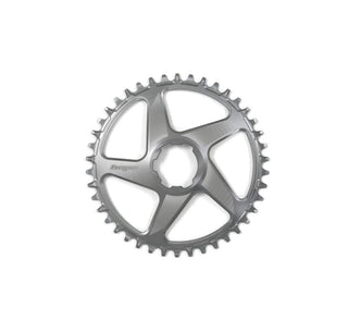 Hope Spiderless RX Chainring - 42 Teeth Silver