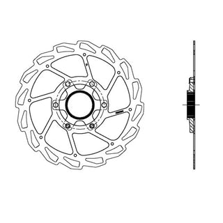 Ferodo Disc Rotor TZ-23 Center Lock 203MM 2.0MM