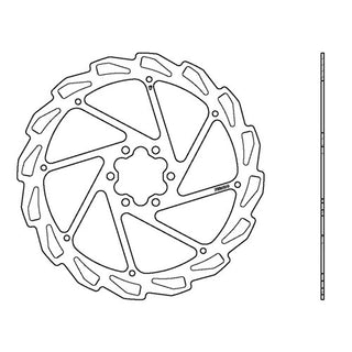 Ferodo Disc Rotor TZ-23 6-Bolt 203MM 2.0MM