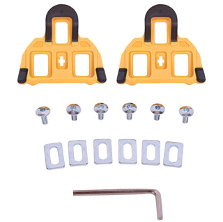 FLR R4.5 Speed-SL Cleats + 4mm Wrench - Yellow