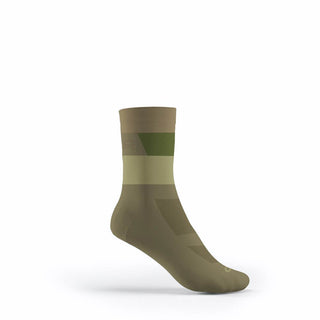 FLR Elite 14cm Cycling Socks - Army Green