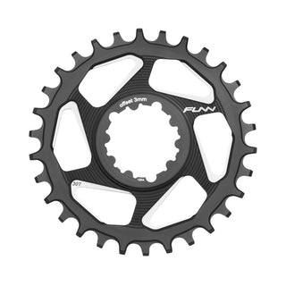 FUNN Solo DX Narrow-Wide 30T Chainring For SRAM Direct Mount Boost 3mm Offset - Black