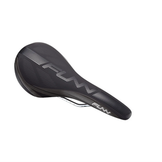 FUNN Adlib MTB Saddle CrMo Rails Vinyl Leather Cover - Black/Black