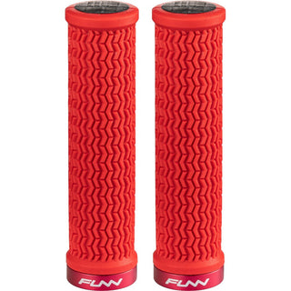 FUNN Holeshot Lock On Grips - Red
