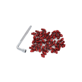 FUNN Regular Pedal Pin Set M4 x 6mm For Mamba Ripper and Python Pedals - Red