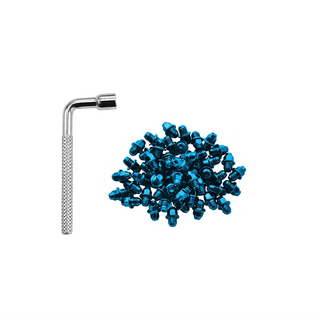 FUNN Regular Pedal Pin Set M4 x 6mm For Mamba Ripper and Python Pedals - Blue