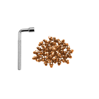 FUNN Regular Pedal Pin Set M4 x 6mm For Mamba Ripper and Python Pedals - Orange