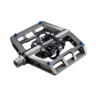 FUNN Mamba SPD Clipless MTB Double Sided Pedal Pair - Grey