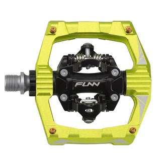 FUNN Ripper SPD Clipless Alloy Pedals - Wasabi